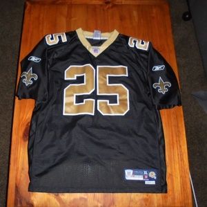 NFL AUTHENTIC REEBOK REGGIE BUSH home Jersey.